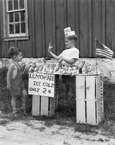 1940s lemonade stand
