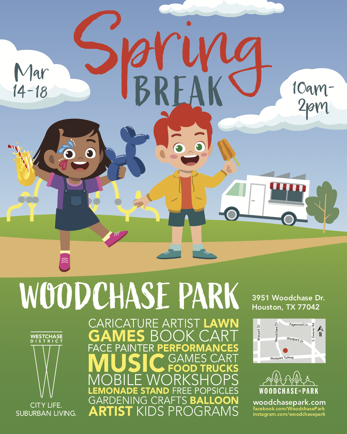 Woodchase Park Spring Break Event