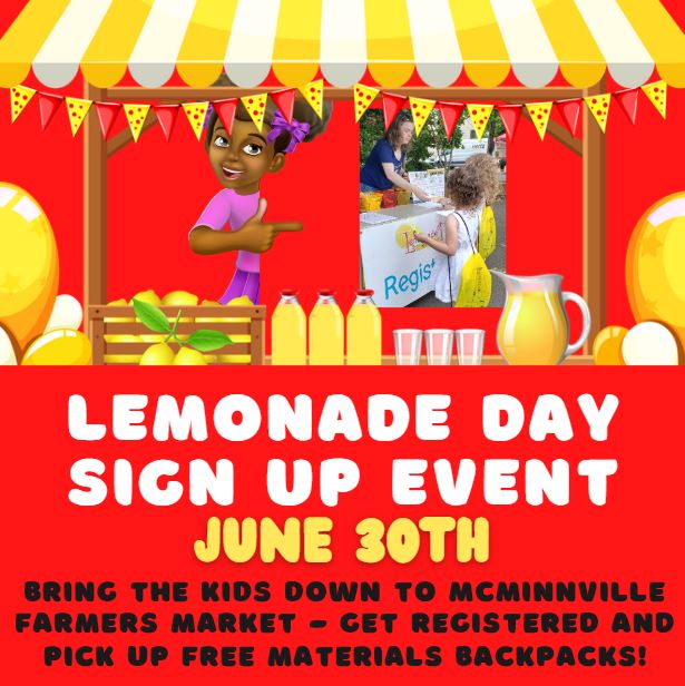 sign up at farmers market